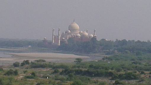 Agra - Blick auf das Taj Mahal