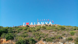 Alanya - Schriftzug Alanya