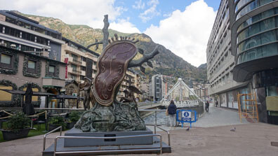 Andorra la Vella - The nobility of time, Salvador Dali