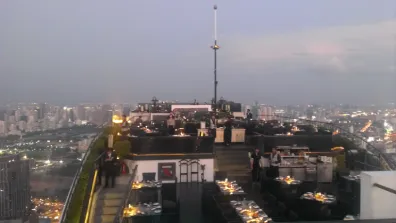 Bangkok - Moon Rooftop Bar im Bayan Tree