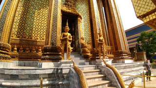 Bangkok - Wat Phra Kaeo, Tempel des Smaragd Buddha im Grand Palace