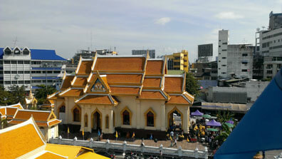 Bangkok - Aussicht vom Wat Traimit