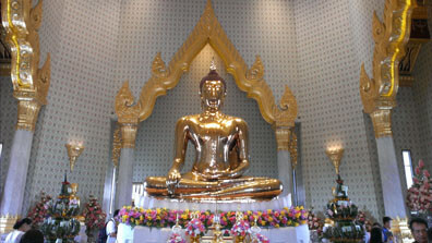 Bangkok - Wat Traimit in Chinatown