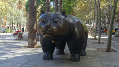 Barcelona - The Cat by Botero