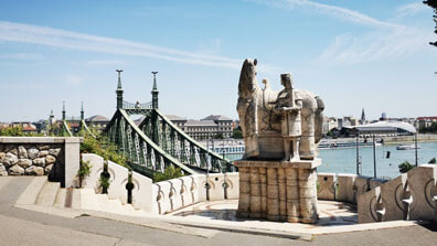 Budapest - Standbild König Stephan I.