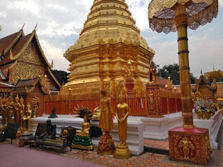 Chiang Mai - Wat Phra That Doi Suthep, Chedi