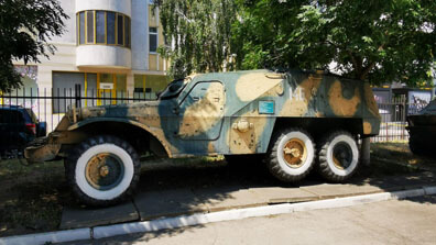 Chisinau - Fahrzeuge auf dem Hof des Militärmuseums