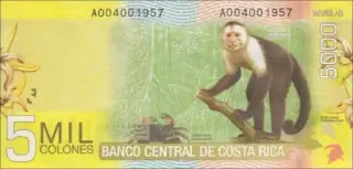 5000 Colon Costa Rica - 5000 Colon