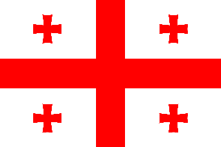 Georgien Flagge Georgien