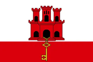 Flagge von Gibraltar