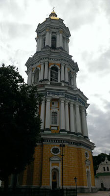 Kiew - Glockenturm im Höhlenkloster