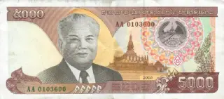 Laos - 5.000 KIP Banknote