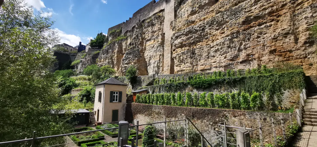 Luxemburg - Blick auf den Bockfelsen