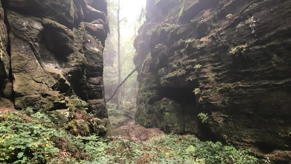 Malerweg - Felsenschlucht auf erster Etappe