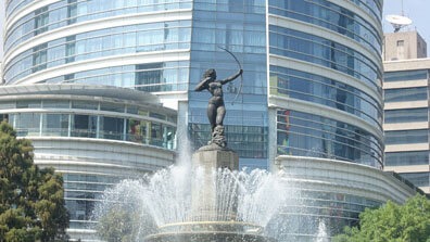 Mexiko City - Springbrunnen der Diana Cazadora