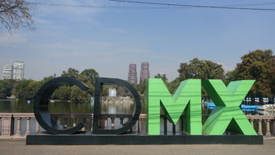 Mexiko City - Schriftzug CDMX