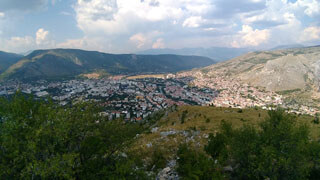 Mostar - Blick vom Gipfelkreuz