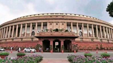Neu Delhi - Sansad Bhavan, das indische Parlament