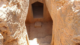 Paphos - Grabkammern von oben