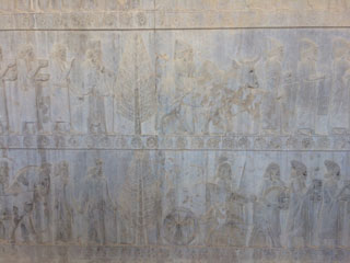 Persepolis - Abbildungen in Stein gemeiselt