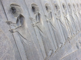 Persepolis - Relief mit Kriegern