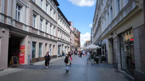 Poznan - Einkaufsstrasse Ulica Potwiejska