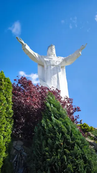Posen - Christus Statue in Swiebodzin