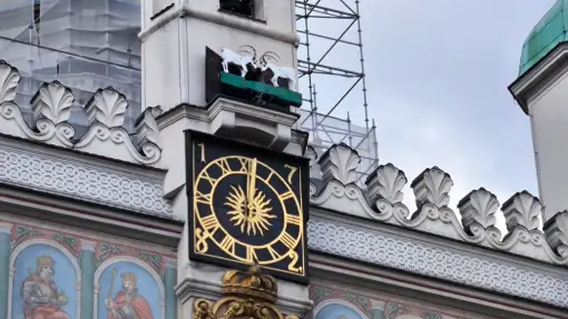 Poznan - Ziegen in der Rathausuhr