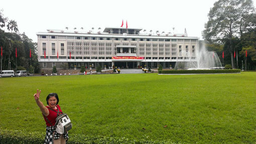 Ho Chi Minh City - Blick auf den Independence Palace