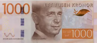 Schweden - 1000 SEK Schein