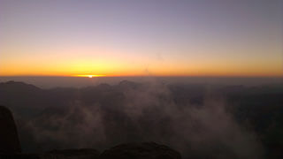 Sinai - Sonnenaufgang auf dem Gipfel