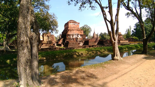 Sukhothai - Wassergraben