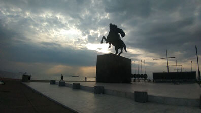 Thessaloniki - Reiterstandbild Alexander der Große
