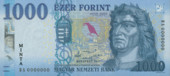 Ungarn - 1000 Forint Geldschein