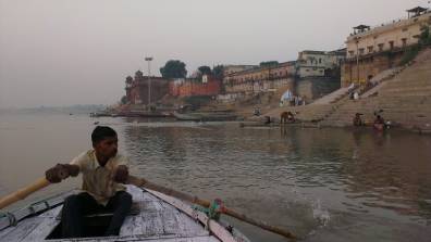 Varanasi - Bootstour auf dem Ganges am Morgen