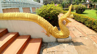 Vientiane - Eingang zum Wat Phra Kaew