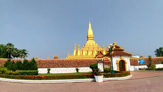 Vientiane - Pha That Luang, die bekannteste Stupa