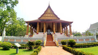 Vientiane - Alte Behausung des Smaragd Buddha