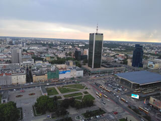 Warschau - Ausblick vom Kulturpalast