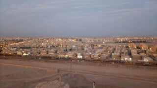 Yazd - Ausblick auf die Stadt