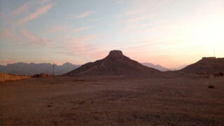 Yazd - Blick auf den Tower of Silence